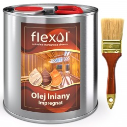 Olej lniany FLEXOL 2,5 L IMPREGNAT DO DREWNA