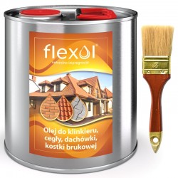 Olej  FLEXOL 2,5 L do klinkieru, cegły, dachówki, kostki...