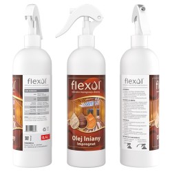 Olej lniany FLEXOL 0,5 L  IMPREGNAT DO DREWNA