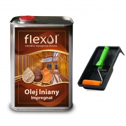 Olej lniany FLEXOL 1 L IMPREGNAT DO DREWNA
